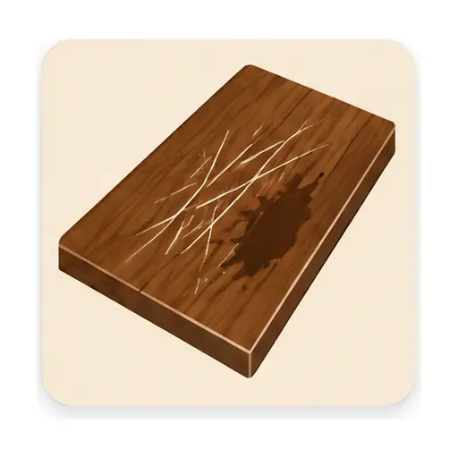 Schematic: Pet stains or deep scratches