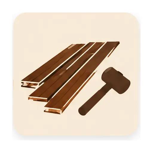 Schematic icon: Hardwood Floor Installation